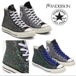 Converse JW Anderson bling sequin sneakers